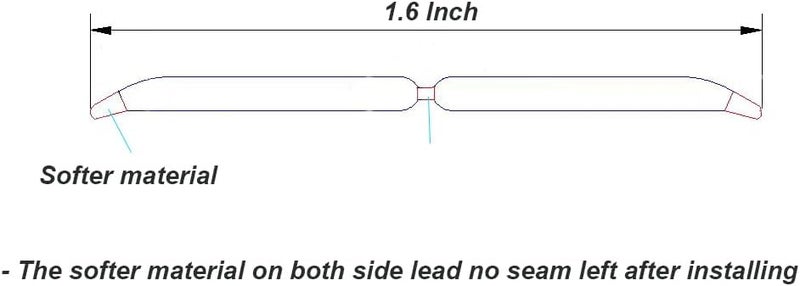 Maydos Inside & Outside Corner Trim, Peel and Stick Wall Molding Trim 3D DIY Decorative Lines for Wall Floor Window Door Ceiling and More,Flexible,Self-Adhesive,1.5in x 16ft, Signal-Black - Image 5